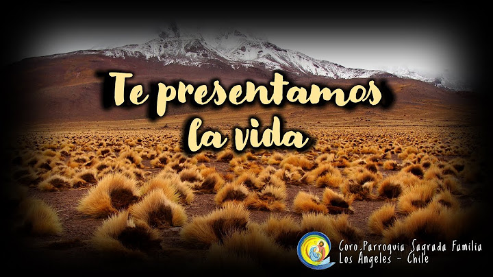TE PRESENTAMOS LA VIDA