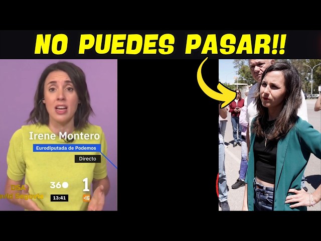 ¡DELIRIO TOTAL! IRENE MONTERO EN TVE:  “SE ORGANIZAN PARA PEGAR “TORTAS” A LAS FEMINISTAS”