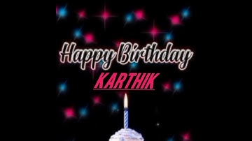 Karthik Name Happy Birthday to you Video Song Shorts Happy  Song With Names