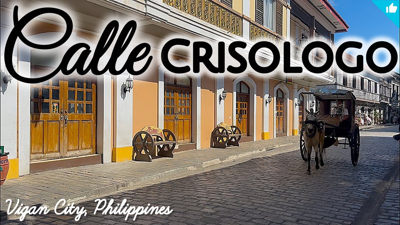 CALLE CRISOLOGO  Walking Tour VIGAN CITY PHILIPPINES | Cherriblyme