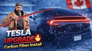 Tesla Spoiler Installation In Tamil ⚡ Evbase Carbon Fiber Upgrade | Tamil Dude