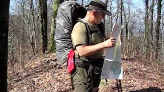 Old Goat Checking Map Before Blue Mtn. Ga