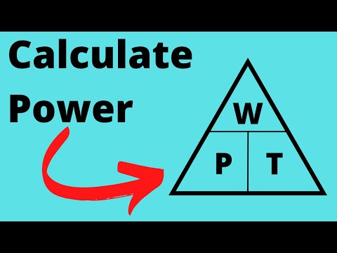 Calculating Power |Physics | Power Formula