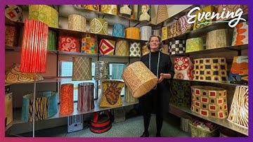 Lampshades turned functional pieces of art?! 🎨