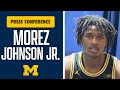 Morez Johnson Jr. On Michigan Basketball Win Over Nebraska I #goblue