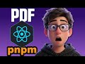 Muestra PDF en tu app React con esta librería (usando pnpm) 🚀