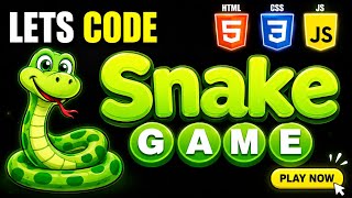 How to make snake game using html css and javascript | snake game html css js | make a snake game