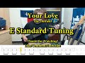 Your love  the outfield bass cover with tabs