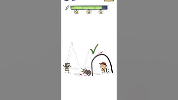 Draw the line save a man 🧑 !! Level 8 👉 solve 👍 !! #shorts #ytshorts #youtubeshorts