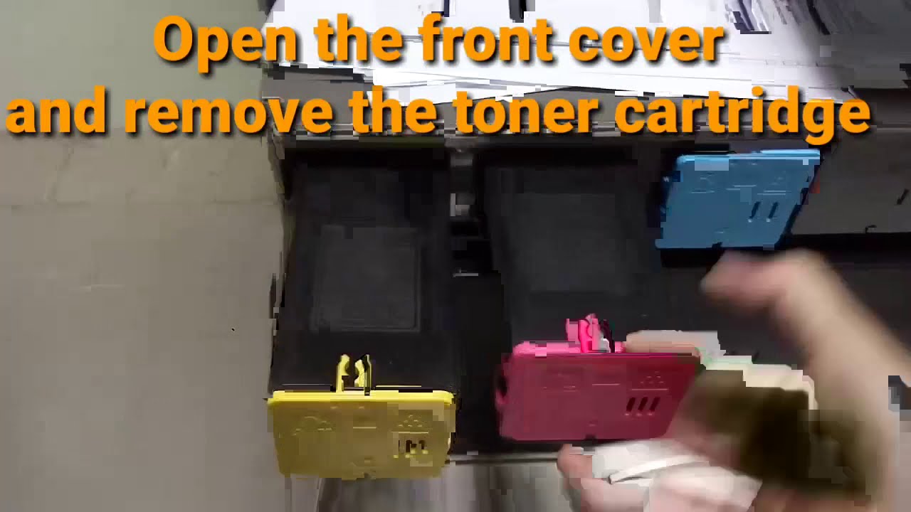 How to Eject or remove toner cartridge Sharp MX-M4070/MX-3050N/3550N/4050NMX-3060N/3560N/4060N