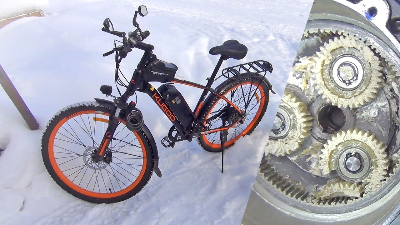 Kugoo V3 замена шестерней мотор колеса