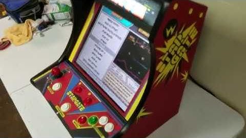 Stargate Bartop Arcade Running Raspberry Pi Retropie