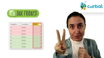 DAX Fridays! #165: Create an index based on two or more columns using DAX