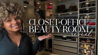 MY DIY CLOFFICE REVEAL | BEAUTY + CONTENT ROOM TOUR | IKEA PAX CLOSET | bisforbawsy