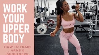BEST WORKOUT FOR UPPER BODY - ARMS AND SHOULDERS PROGRAM ♥ Follow me to the gym ♥