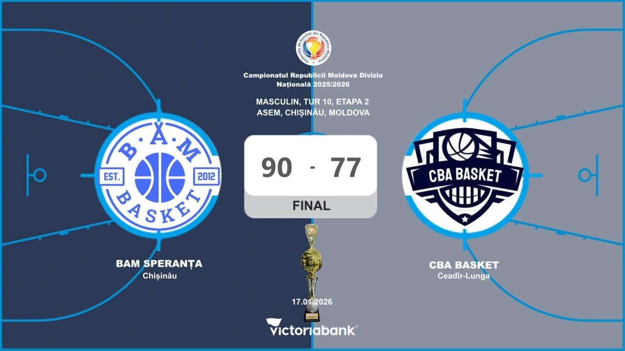 #97 National Division 2025/26: ASEM - CS BESARABEASCA (feminin), (Tur 10, Etapa 4), 22.02.2026