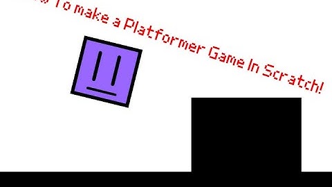 How To Make a Platformer Game In Scratch! Double Jump!