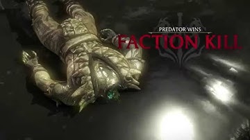 Mortal Kombat X Predator vs Reptile