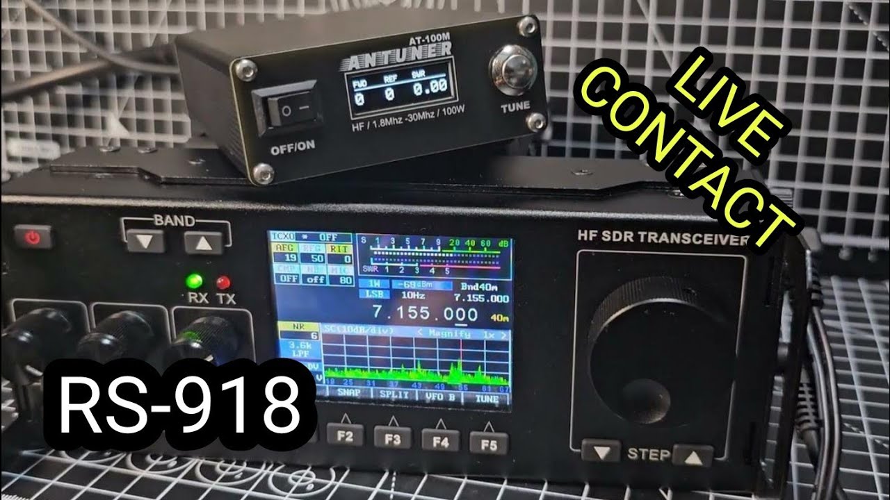 RS-918 HF Transceivwr , 1 Watt Contact - M0FXB