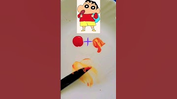 Shinchan Color recipes 🙏😇🥰 #colormixing #paintmixing #satisfying #asmr #asmrart #artvideos #youtube