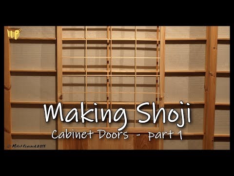 Making Shoji - part 1