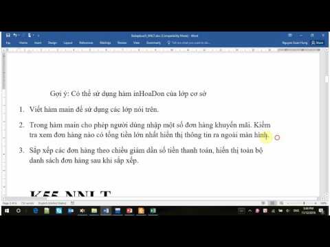 NNLT C++ - Thực hành - buổi 5 - bài 1 - Kế thừa