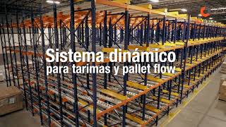 SISTEMA DINÁMICO PARA TARIMAS Y PALLET FLOW  ISA RACK