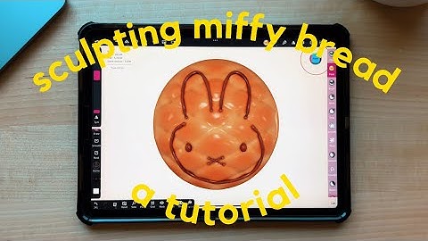 sculpting miffy bread ·˚ ༘ *// nomad sculpt tutorial