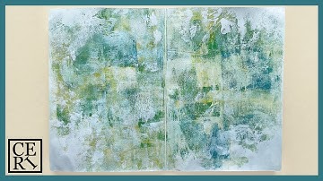 Quick and Easy Art Journal Background