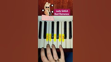 Thumbnail of Lady GAGA Bad Romance  #piano #badromance #tutorial