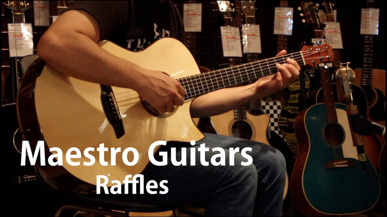 Maestro Guitars Raffles SR (Adirondack Spruce Santos Rosewood