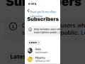 subscribe when you get a shout out 
