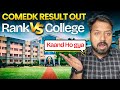 COMEDK 2026 Results Out 🤯Rank vs College | Comedk Counselling 2026 Process | RVCE Bangalore cutoff