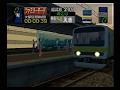 PS2【電車でGO3通勤編】電車に乗れずしょんぼりする女性