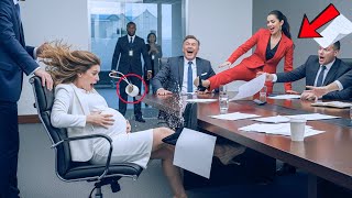 Mistress Kicks Pregnant Wife's Chair at Board Meeting—Millionaire Laughs Until SEC Raids Office!