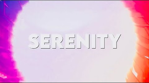 Exentric - Serenity feat. Dan Searl (Official Lyric Video)