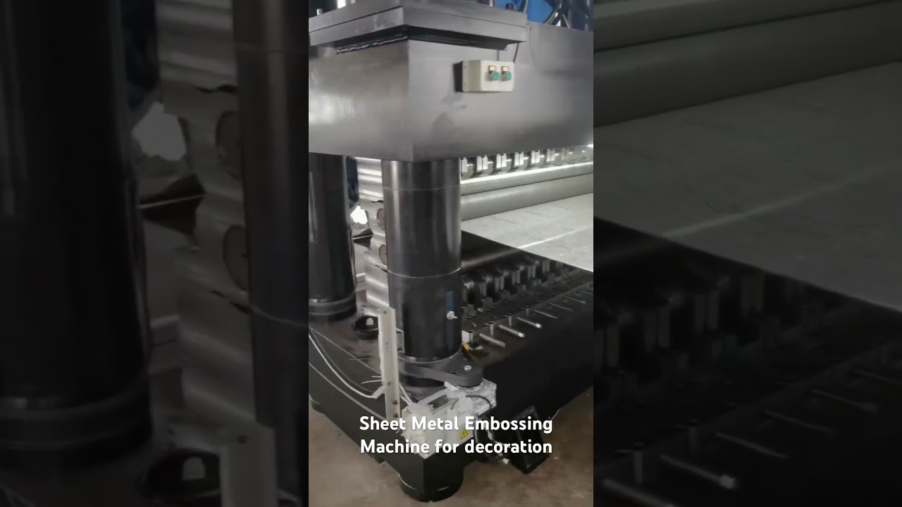 Sheet Metal Embossed Machine for Steel decoration industry