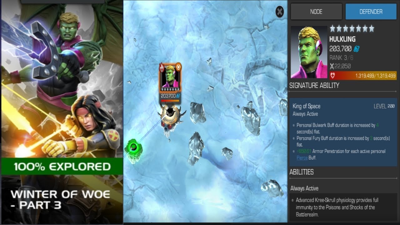 Winter of Woe Week 3 - All Objectives The Hood, Absorbing-man, CapIW  - Marvel Contest of Champions