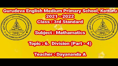 3rd Standard Math