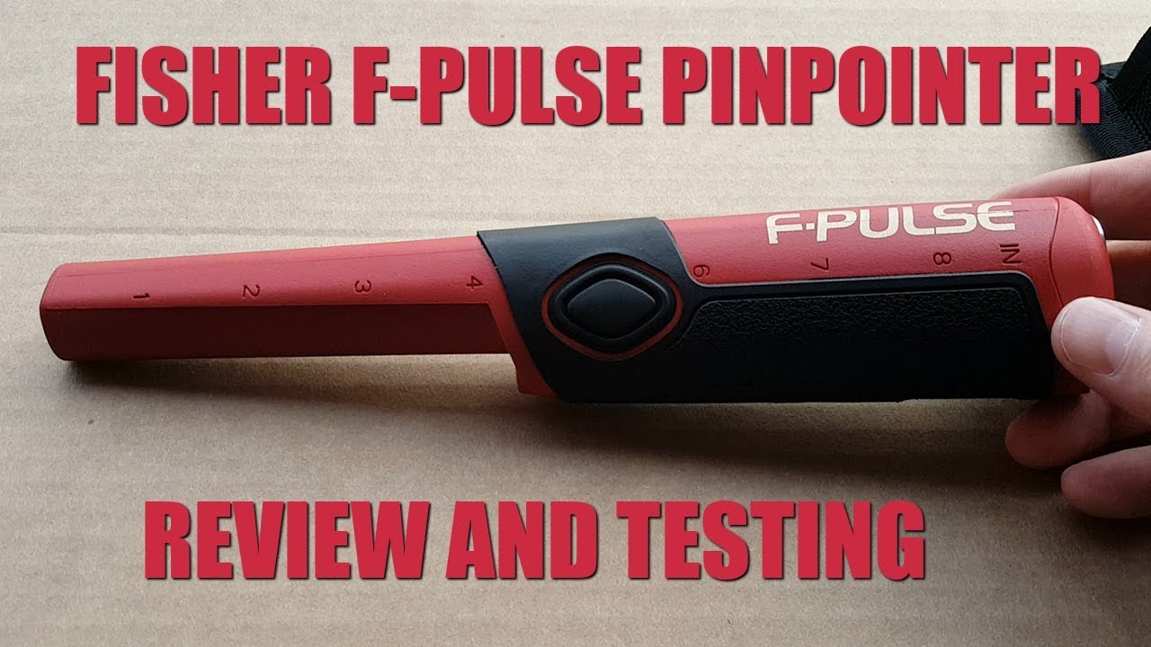 Fisher F-Pulse Waterproof Pinpointer Metal Detector, Red