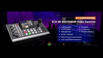 The Ultimate 4K Video Switcher You Need – KT-KD52/KD52N!🎯