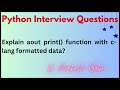 Question58 PythonInterviewQuestions