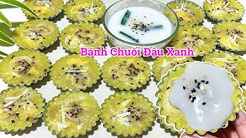 Bất ngờ Bánh Chuối Đậu Xanh kiểu mới Ngon Xuất Sắc, nhanh gọn lẹ Chỉ 2 loại bột. Banana cake