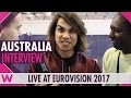 Capture de la vidéo Isaiah (Australia 2017) Interview @ Eurovision 2017 | Wiwibloggs