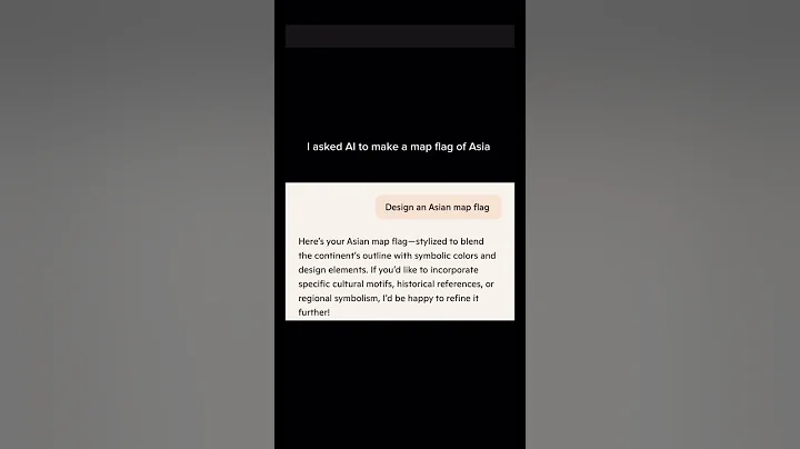 Asking AI to make flag map #AI #map #asia