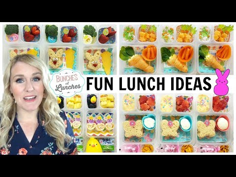 Fun Easter Lunch Ideas + What They Ate | JK, K, 1st Grade, 2nd Grade | Bunches Of Lunches