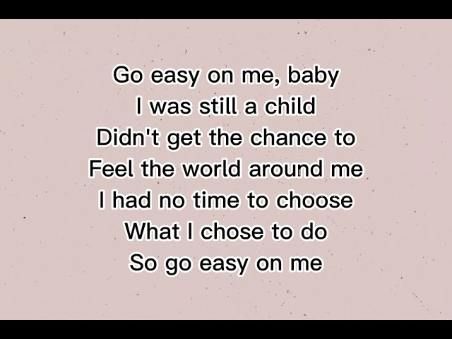 Adele - Easy On Me (Lirik) class=