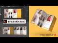 How to 4 fold brochure design in Adobe Illustrator CC 2022 | Graphic Design Tutorials