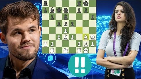 Perfect chess game 12 Magnus Carlsen vs Tania Sachdev