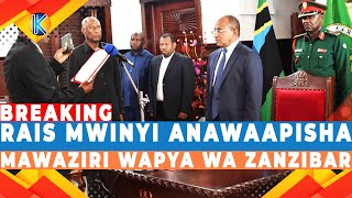 LIVE: RAIS MWINYI ANAWAAPISHA MAWAZIRI WAPYA WA ZANZIBAR- IKULU